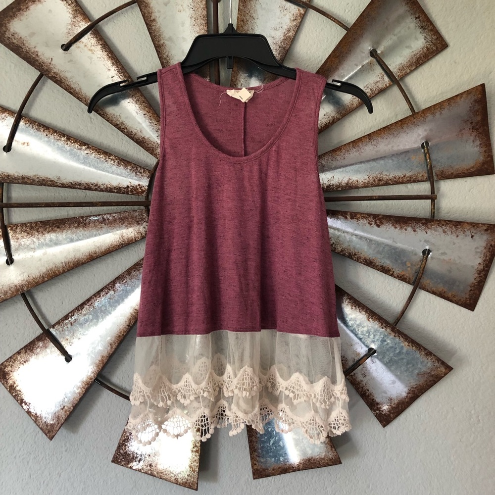 Racer back tank top